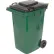 Poubelle Vestil™ en polyéthylène haute densité, 242 litres (64 gallons), verte