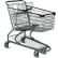 Chariot de courses en fil métallique VersaCart S Standard, capacité de 11,13 pieds cubes, gris métallisé