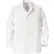 Red Kap® Gripper-Front Short Butcher Coat, W/Pockets, White, Polyester/Cotton, L