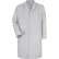 Red Kap® Men's Lab Coat, Light Gray, Poly/Combed Cotton, 52"