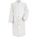 Red Kap® Snap-Front Butcher Coat, Spun Polyester, White, XL