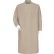 Blouse de boucher Red Kap® à col montant, avec poignets en tricot, sans poches, en polyester filé, couleur beige, taille L