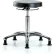 Tabouret pour salle blanche Blue Ridge Ergonomics™ avec patins - Hauteur de plan de travail moyenne - Noir