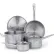 Vollrath® 3820 - Batterie de cuisine Optio Deluxe, 2 casseroles, 1 poêle, avec couvercles
