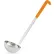 Louche Vollrath® 8 oz, couleur orange, norme NSF, usage intensif - Lot de 12