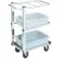 Chariot à plateaux en porte-à-faux Vollrath®, 97186, 3 étagères, chromé