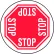Projecteur d'enseigne Accuform VPL908LED avec objectif - Stop Stop Stop Stop