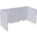 Versare SoundSorb™ Tri-Fold Acoustical Desktop Privacy Panel, 2' x 4', Marble Gray