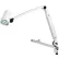 Lampe DEL universelle Waldmann HALUX N50-3 P FX, à double bras, avec pince