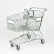 Chariot de courses en acier Good L Corp.® 25W, capacité de 6,9 pieds cubes