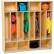 Armoire compacte à 8 compartiments Wood Designs™, 48" de largeur x 15" de profondeur x 48" de hauteur, brun, livrée montée