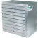 J&D Wall Master, 50" BD 115/230V 1HP 1Phase 6 Lame galvanisée