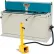 Cisaille pneumatique industrielle Baileigh, longueur 52", capacité : acier doux de calibre 16
