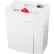 Destructeur de documents HSM® Pure 120c à coupe croisée, 7 feuilles, capacité de 5,3 gallons, blanc