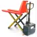 Nacelle élévatrice semi-électrique à ciseaux Noblelift transpalette Capacité : 1500 kg (3300 lb), dimensions : 68,6 cm (27 po) de largeur x 114,3 cm (45 po) de longueur
