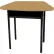 Plateau de bureau Horizon T2, 85,5 cm L x 53,3 cm P x 1,6 cm H, chêne doré