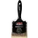 Pinceau plat Bennett® 4" en polyester avec manche en plastique noir