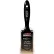 Brosse plate industrielle Bennett® 2" en polyester, poignée en plastique noir