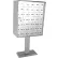 Boîte aux lettres CMC™ à 6 niveaux et 12 portes, chargement frontal, extérieure, sur socle, 35 cm (L) x 43 cm (P) x 85 cm (H)