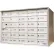 CMC™ 4-Tier 16-Door Mailbox, Front Load, Exterior, Wall Mount, 25-9/16"W x 17"D x 14-7/8"H