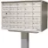 Boîte aux lettres CMC™ à 12 compartiments et 36 fentes, à chargement frontal, pour l'extérieur, à fixation sur socle, 19-11/16" L x 17" P x 41-7/16" H