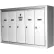 CMC™ 4-Door Mailbox, Front Load, Interior, Surface Mount, 24-3/8"W x 7-1/8"D x 19-1/8"H