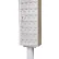 Casiers CMC™ à 3 niveaux et 6 portes, à chargement frontal, pour usage intérieur, à fixation sur socle, 10" de largeur x 10" de profondeur x 17-9/16" de hauteur