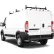 Porte-bagages en acier Vantech H1 à 3 barres pour fourgon RAM ProMaster Cargo à partir de 2013, noir