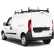 Barres de toit Vantech H1 à 3 barres en acier pour RAM ProMaster City à partir de 2014, noir