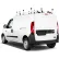 Barres de toit Vantech H1 à 3 barres en acier pour RAM ProMaster City à partir de 2014, blanc