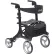Déambulateur à roulettes Drive Medical RTL10266CF Nitro Elite CF en fibre de carbone, noir