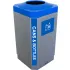 Poubelles en plastique pour le tri sélectif