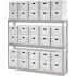 Stockage d'archives Global Industrial™ avec cartons