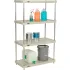 Étagères en fil métallique Nexel® avec tablettes en plastique