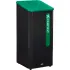 Poubelles métalliques à compartiments multiples