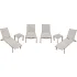 Ensembles de chaises longues de salon