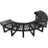 Steel Slat Curved Benches