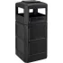 Poubelles et cendriers en plastique