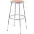 Steel Shop Stools with Hardboard Seats