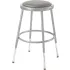 Steel Shop Stools with Vinyl Seats