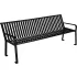 Steel Slat Benches with Back