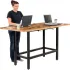 Standing Height Breakroom & Bar Tables with Power