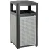 Perforated Steel Decorative Trash Cans