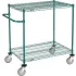Nexel® Poly-Green® Wire Shelf Carts