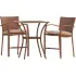 Ensembles de tables et chaises de bistrot à hauteur de comptoir