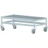 Mobile Aluminum Dunnage Rack with Polymer Inserts