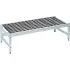 Stationary Aluminum Dunnage Rack with Polymer Inserts