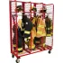 Casier de rangement pour l'équipement des pompiers