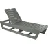 Chaises longues en plastique
