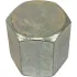 Zinc-Plated Steel Hex Caps